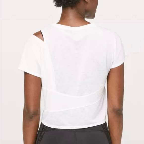 Lululemon No Inhibitions tee white 8 - Picture 3 of 6